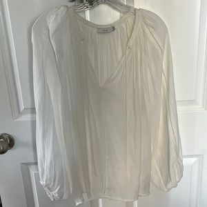 Lush White Blouse